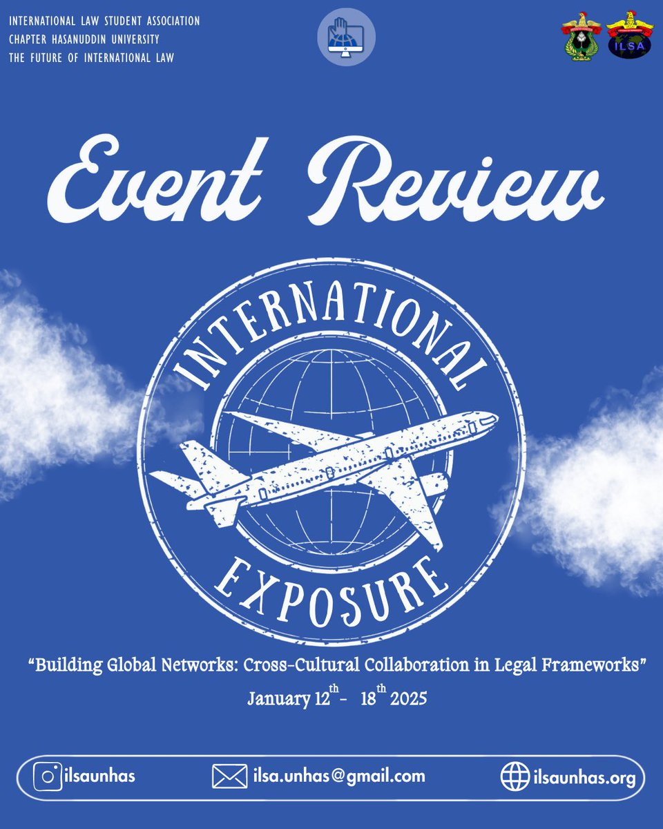 ilsaunhas's tweet photo. Dear ILSA Folks 🌎

“A picture is worth thousand words”
the memories we made together will continue to be remembered for many years, hopefully we can meet again at the next ILSA International Exposure✨

ILSA,
The Future of International Law! https://t.co/1kXSStYoLb