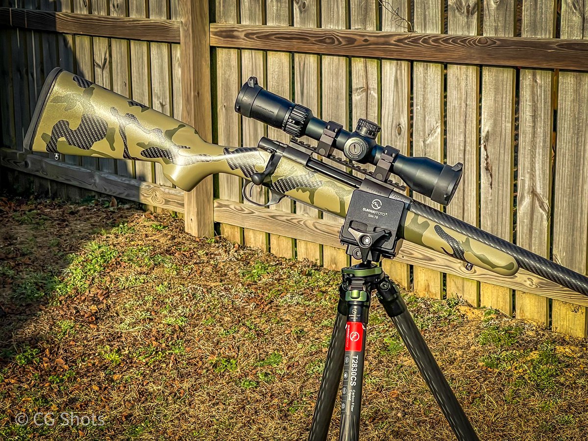 christian_grest's tweet image. Here’s my latest project. Brownells Exclusive Howa 6.5 PRC Carbon Fiber action, Stocky’s carbon fiber stock, EGW base &amp;amp; Keystone rings, SwampFox 2-12x44 Kentucky Long, Anechoic AnechoX 30L. Aluma-Hyde Multicam finish. #65PRC #Howa #alumahyde #anachoic #awampfox #brownells