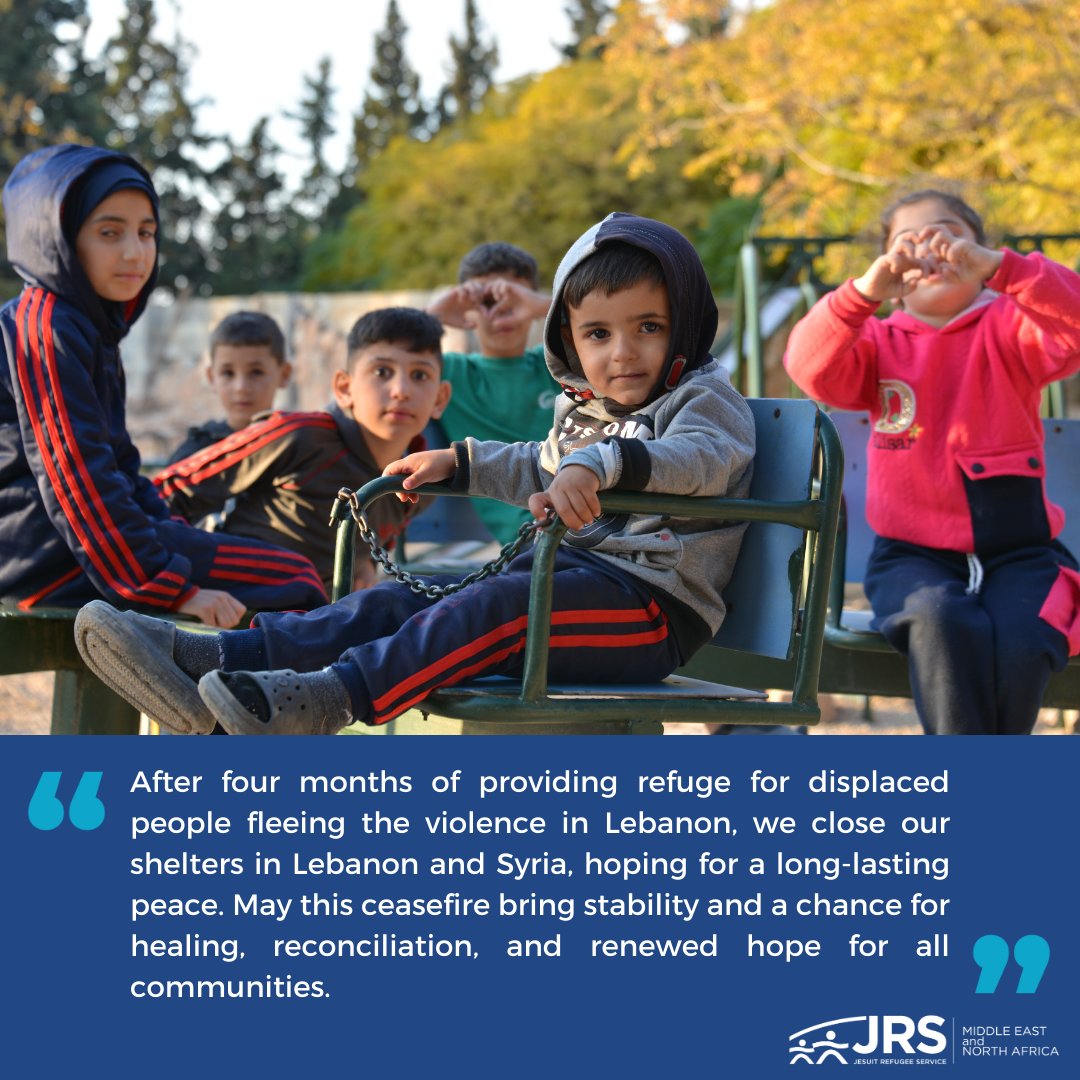 After four months of providing refuge for displaced people fleeing the violence in Lebanon, we close our shelters in #Lebanon and #Syria, hoping for a long-lasting peace.