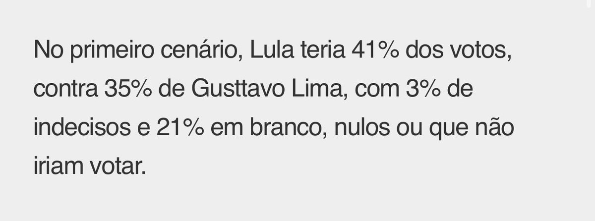 Ideiasradicais's tweet image. Brasil 2025

Gusttavo Lima é o que hoje tem mais chance contra Lula
