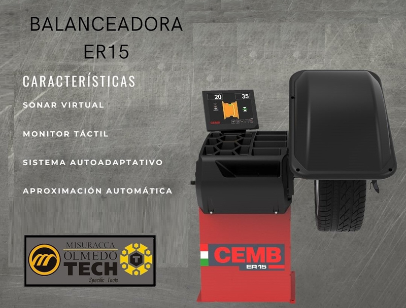 Misuracca &amp; Olmedo: Equipamiento para talleres y gomerías
Desmontadora SMX35A, Balanceadora ER65 y Balanceadora ER15 con tecnología CEMB, servicio técnico y provisión de maquinarias.

La nota: qrcd.org/82aO