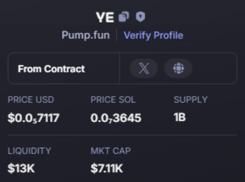 jackson99475's tweet photo. @kanyewest Done: 3000X
SOL   /   $ye              #YE
 CA: 8qbc6EyPWsvg9rDByCyijdyjJPnnsPmimdnRJkenpump

🔝 Called Private :  7K
 🔝 Called Public   :   21M
 
TG: https://t.co/LY5q0soLts

👑 Join Private : @Superman_caller https://t.co/5qz8ACwDJh