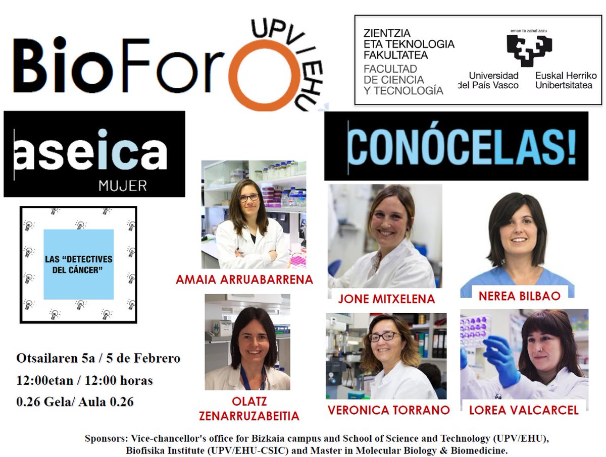 Lorea Valcarcel (@loreaflorea) on Twitter photo Etorri gu ezagutzera! Venid a conocernos! Come and meet us! <a href="/ASEICAnews/">ASEICA</a> #Conocelas <a href="/EHUBiokimika/">UPV/EHU- Biokimika eta Biologia Molekularra Saila</a> <a href="/IkerketaZabalik/">EHU Ikerketa Zabalik</a> <a href="/upvehu/">UPV/EHU</a> Etorri gu ezagutzera! Venid a conocernos! Come and meet us! <a href="/ASEICAnews/">ASEICA</a> #Conocelas <a href="/EHUBiokimika/">UPV/EHU- Biokimika eta Biologia Molekularra Saila</a> <a href="/IkerketaZabalik/">EHU Ikerketa Zabalik</a> <a href="/upvehu/">UPV/EHU</a>