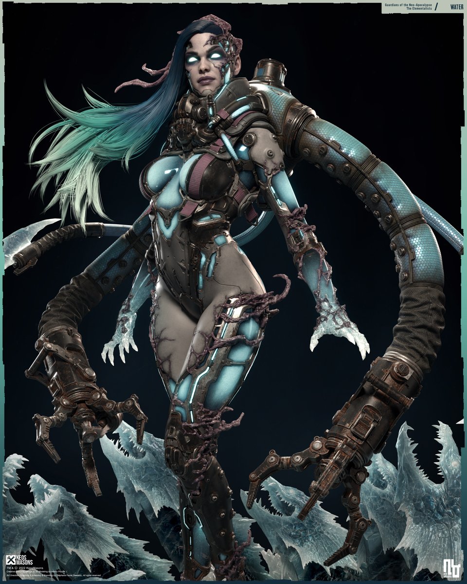 KeosMasons's tweet image. - WATER -
Tweaked the design of the Elementalists series
Learn more -&amp;gt; neo-apocalypse.com
Voice your interest for this series of collectible figures: keosmasons.com/shop/