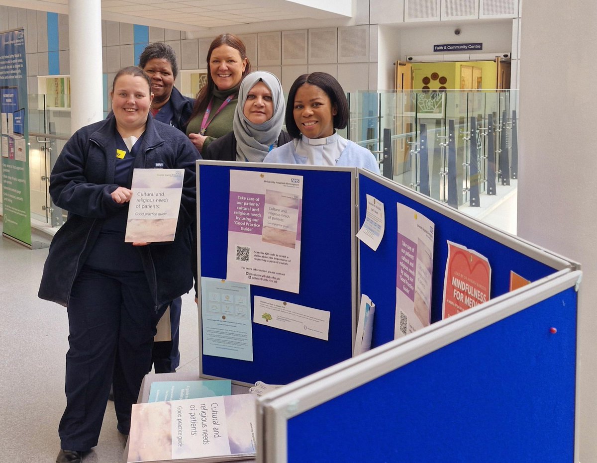 School of Nursing, AHPs and Midwifery (@uhb_son) on Twitter photo Staff <a href="/uhbtrust/">University Hospitals Birmingham</a> come & collect a Guidebook & resources from the stand on the balcony at QE today for your ward&depts. Designed alongside the Chaplaincy team, it aims to strengthen cultural & religious awareness when caring for patients. @UHBPreceptee <a href="/UHBEducation/">UHB Education</a> <a href="/RuthPearce18/">Ruth Pearce</a> Staff <a href="/uhbtrust/">University Hospitals Birmingham</a> come & collect a Guidebook & resources from the stand on the balcony at QE today for your ward&depts. Designed alongside the Chaplaincy team, it aims to strengthen cultural & religious awareness when caring for patients. @UHBPreceptee <a href="/UHBEducation/">UHB Education</a> <a href="/RuthPearce18/">Ruth Pearce</a>