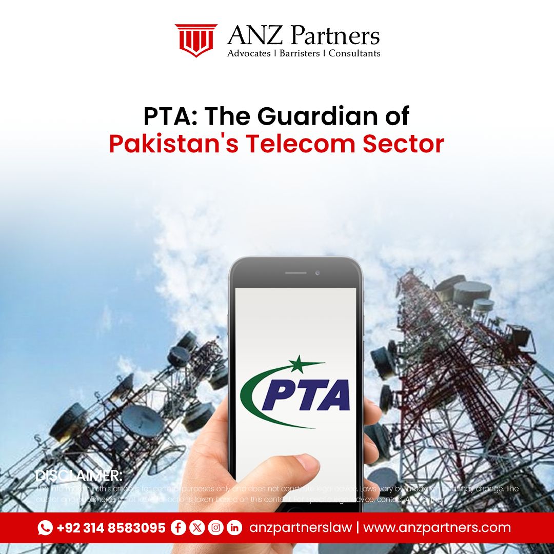 ANZPartnerslaw's tweet photo. The Pakistan Telecommunication Authority (PTA) regulates ICT services to ensure competition, promote investment, protect consumers, and foster innovation for the digital future.

For legal advise: 0314 85 83 095

#TelecomRegulation #PTA #ICTServices https://t.co/10urUuxk0x