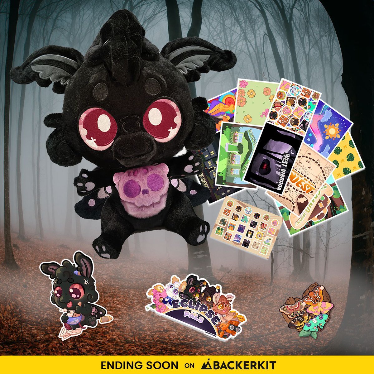 Ending Soon, get your Monty Mothman plush!

🧸
#plushies #artshop #cryptids