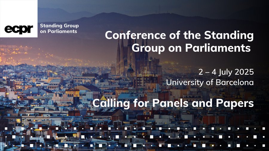 European Consortium for Political Research (@ecpr) on Twitter photo 🛎️ Call for Panels & Papers
🚀 Join <a href="/SG_Parliaments/">SGParliaments</a> 9th Conference & share your cutting-edge research on parliaments & legislatures
✅ Welcome contributions from scholars at all career stages!
📆 2–4 July 🇪🇸 <a href="/UniBarcelona/">Universitat de Barcelona</a>
⏰ Submit proposals by 12 Feb ecpr.eu/Events/319 🛎️ Call for Panels & Papers
🚀 Join <a href="/SG_Parliaments/">SGParliaments</a> 9th Conference & share your cutting-edge research on parliaments & legislatures
✅ Welcome contributions from scholars at all career stages!
📆 2–4 July 🇪🇸 <a href="/UniBarcelona/">Universitat de Barcelona</a>
⏰ Submit proposals by 12 Feb ecpr.eu/Events/319