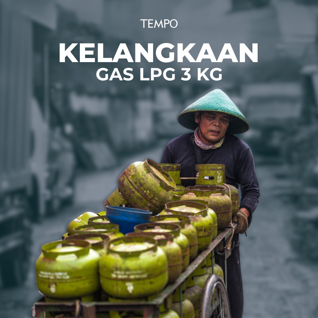 War tiket konser❌
War gas LPG 3 Kg✅

Belakangan ramai masyarakat mengeluhkan sulitnya mencari gas LPG 3 kg. Lantas, apa penyebabnya ya?

#TempoThread