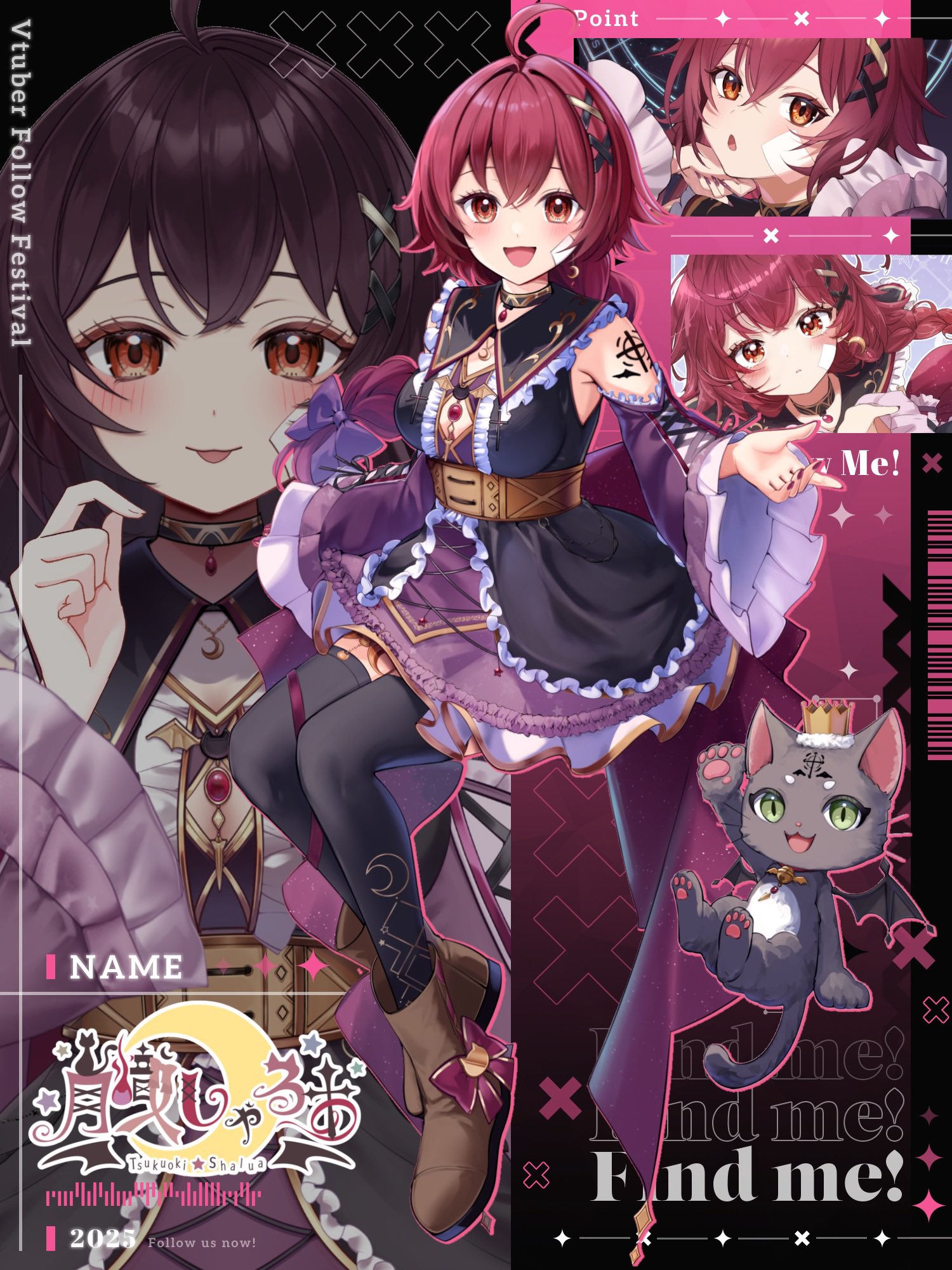 月熾しゃるあ ☪🐈‍⬛@VTuber (@shalua_xxx22) / X