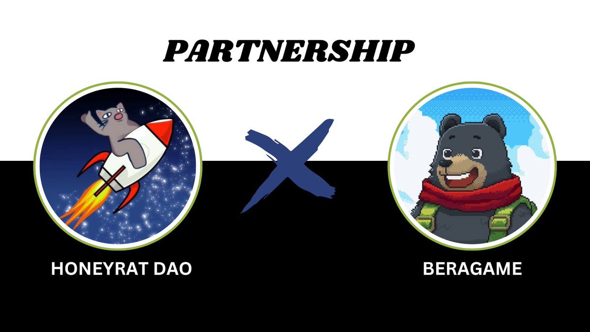 HoneyRatDAO's tweet photo. We’re thrilled to announce our partnership with @beragame_ 

Keep an eye out for more thrilling collaborations with us and also join our discord for more details! 👨🏻‍🍳 https://t.co/cJ6mEvMD0e