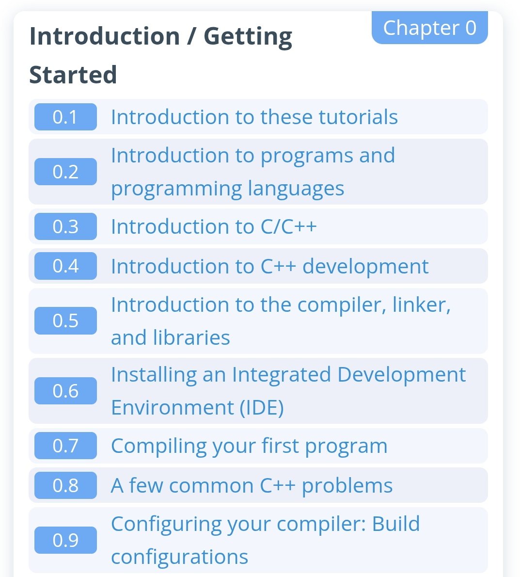 superSaiyanSkai's tweet image. Great website that will walk you though all the steps needed to write, compile and debug C++ programs, no prior programming experience needed, plus it's free, link in the comments.