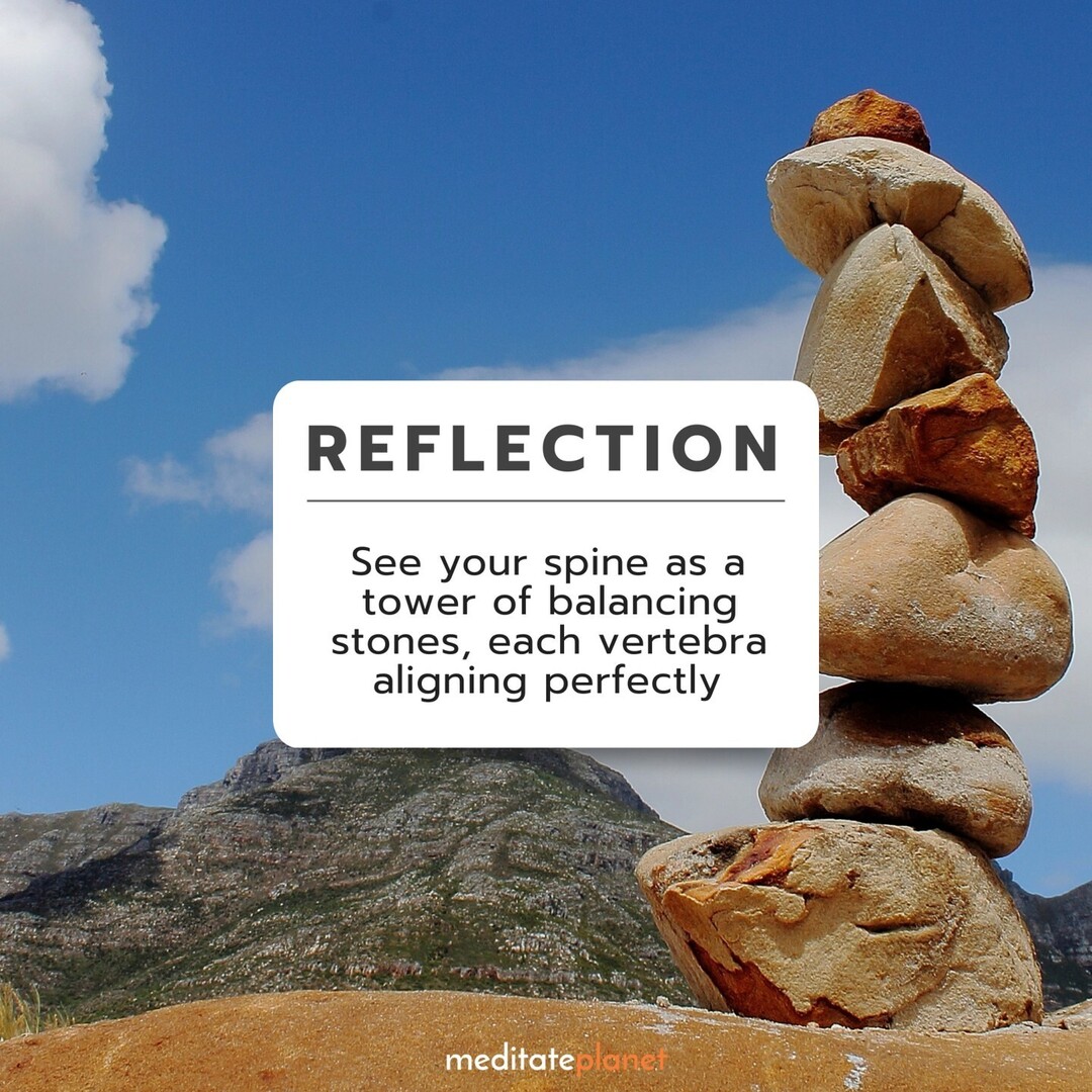 meditateplanet's tweet image. See your spine as a tower of balancing stones, each vertebra aligning perfectly.

🪨🧘‍♀️🪜

#AlignSpine #MindfulVisualization #ZenBalance