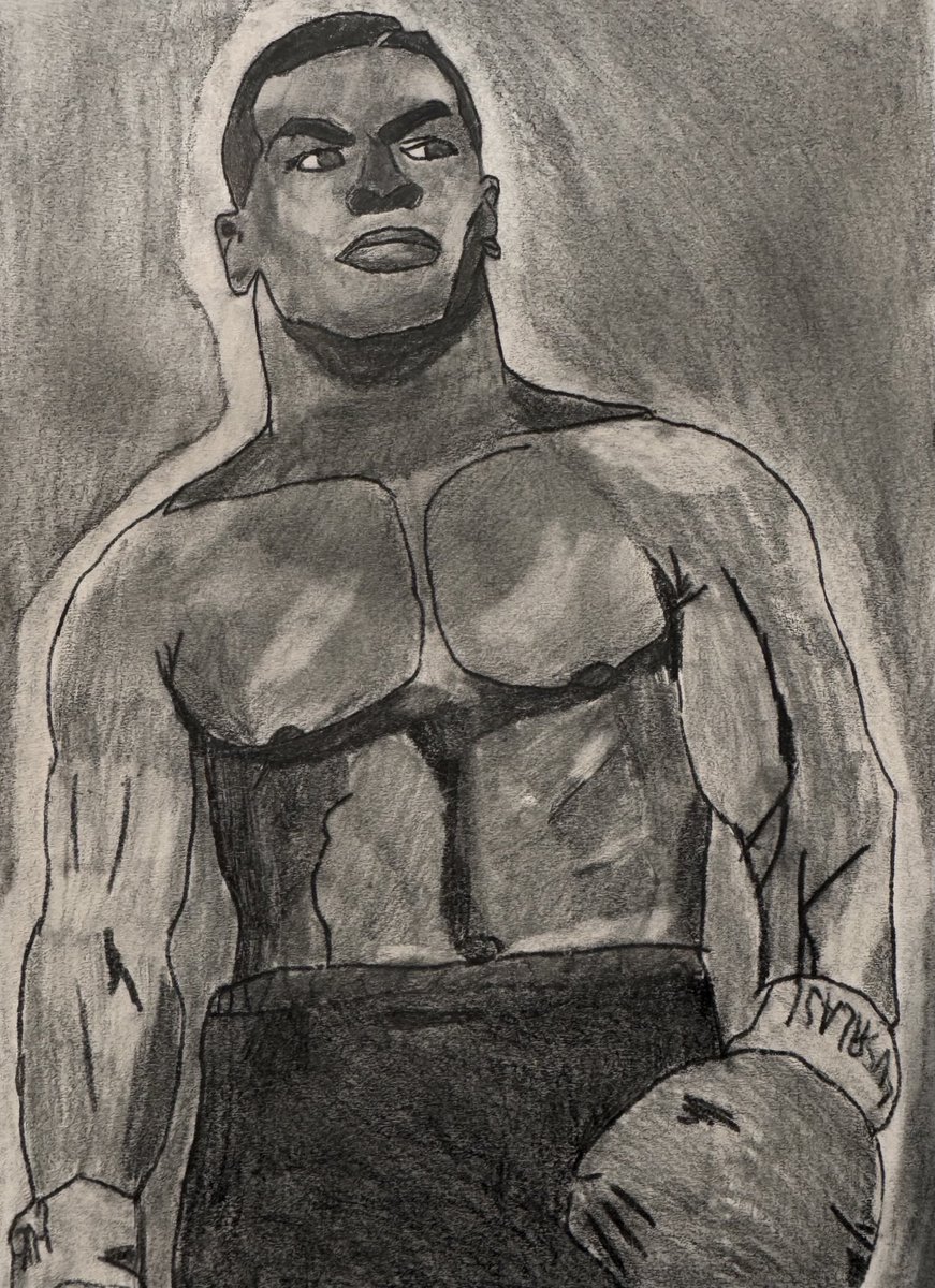 S2- Eljay’s fabulous Mike Tyson drawing. So proud!!!