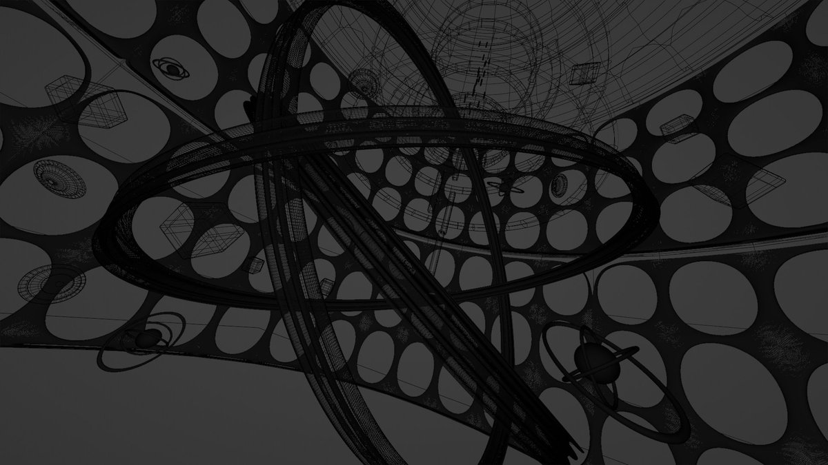 I made the background of 3d stage modeling for this project.

@ sixees / @ sebaist07 / @ y43xs

The other three artists contributed to effects as color correction, character model design, decorations, camera angles, depth of field, etc 

Please check out their amazing accounts.