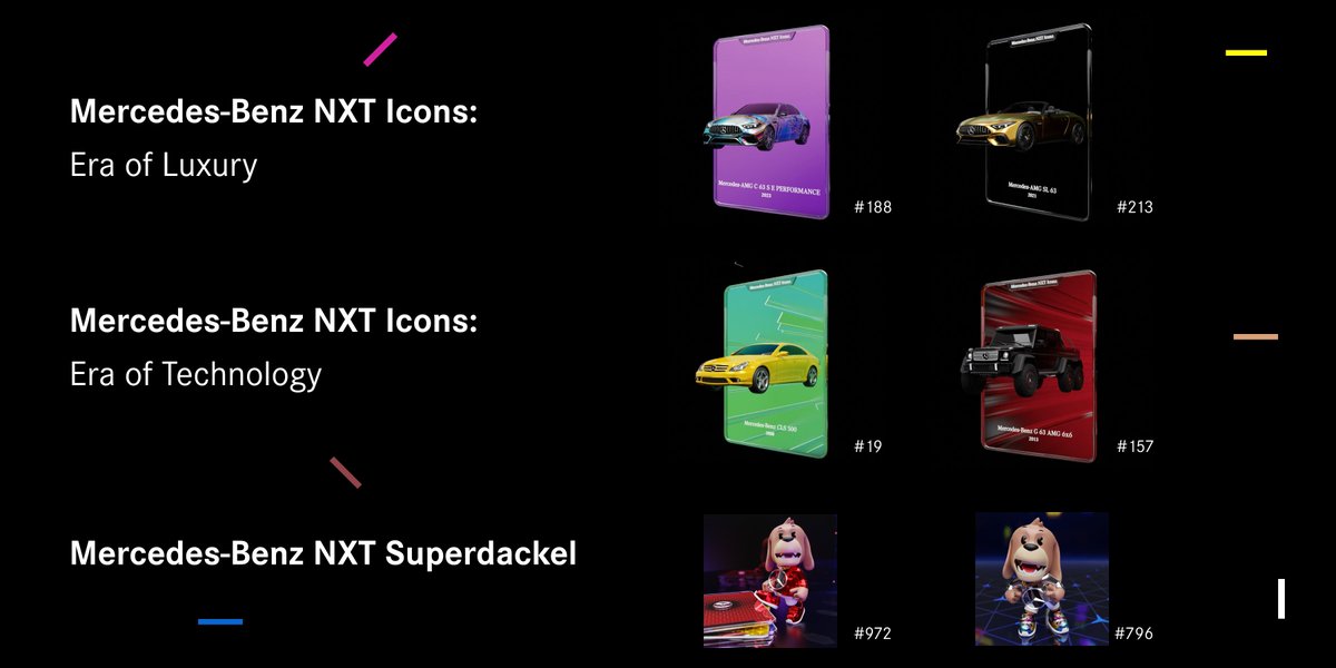 1/ The community contest to choose the digital collectibles for the "demo mode" of the MBUX Collectibles in-car app has ended 🎉 

A huge thank you to everyone who participated!

These collectibles will be showcased ↓