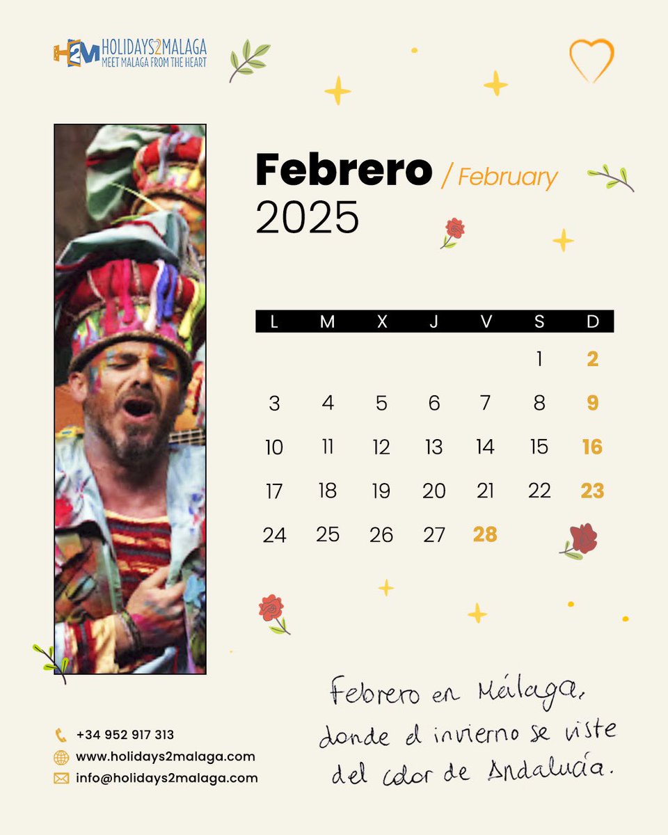 #BienvenidoFebrero🎉🎊#welcomefebruary

☀️Ven visitar la capital de la #costadelsol de #Andalucía y disfruta de los mejores #apartamentosturísticos con #holidays2malaga

🏠holidays2malaga.com
📧info@holidays2malaga.com
☎️34644033138

 #rentalapartments #apartamentovacacional