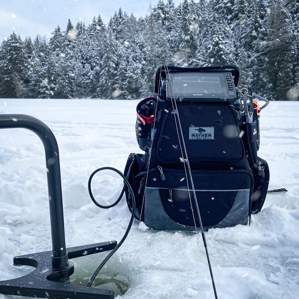 More than just an awesome fishing backpack...👌🏼

#liquidmayhem #tacklebackpack #fishigntackle #garmin #panoptix #livescope