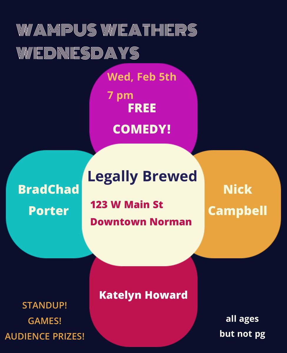Model9Live's tweet image. WEDNESDAY (2/5)! FREE COMEDY

DO NOT MISS!