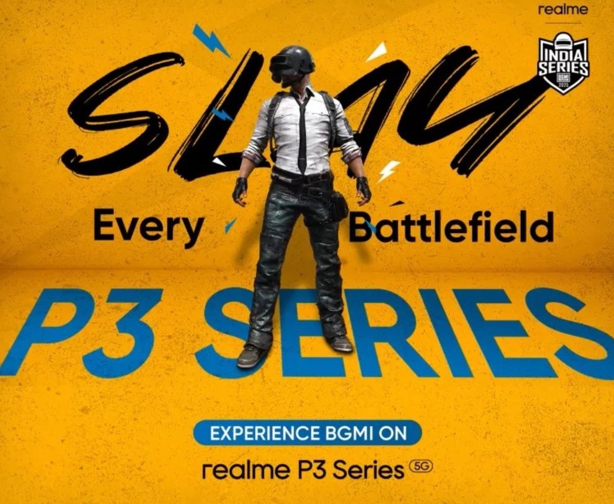 IshanWankhade's tweet photo. realme P3 series will be launching soon in India ๐
โข realme P3x
โข realme P3
โข realme P3 Pro
โข realme P3 Ultra
#realme ร #Krafton #PUBG #BGMI https://t.co/3DbHszEVZu