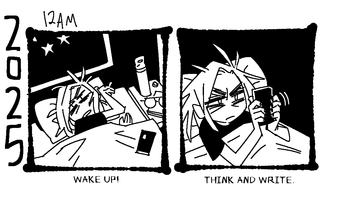 my late and batch-cooked hourly comics (1/5) 