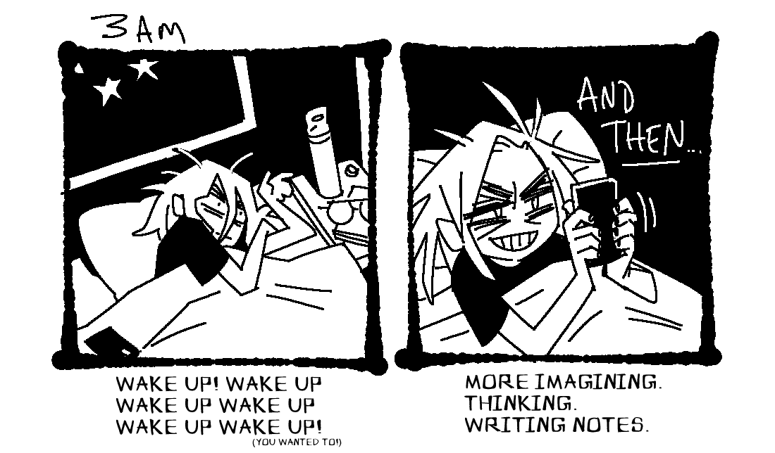 my late and batch-cooked hourly comics (1/5) 