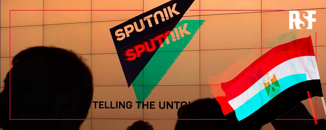 RSF_ru's tweet photo. В #Египте бюро российских государственных СМИ #РИАНовости и #Sputnik централизованно освещают новости на арабском языке, продвигая нарратив Кремля. @RSF_inter провел расследование их влияния и предупреждает о угрозах праву на надежную информацию. https://t.co/ptUo9qWixy https://t.co/vmpuKvKnfS