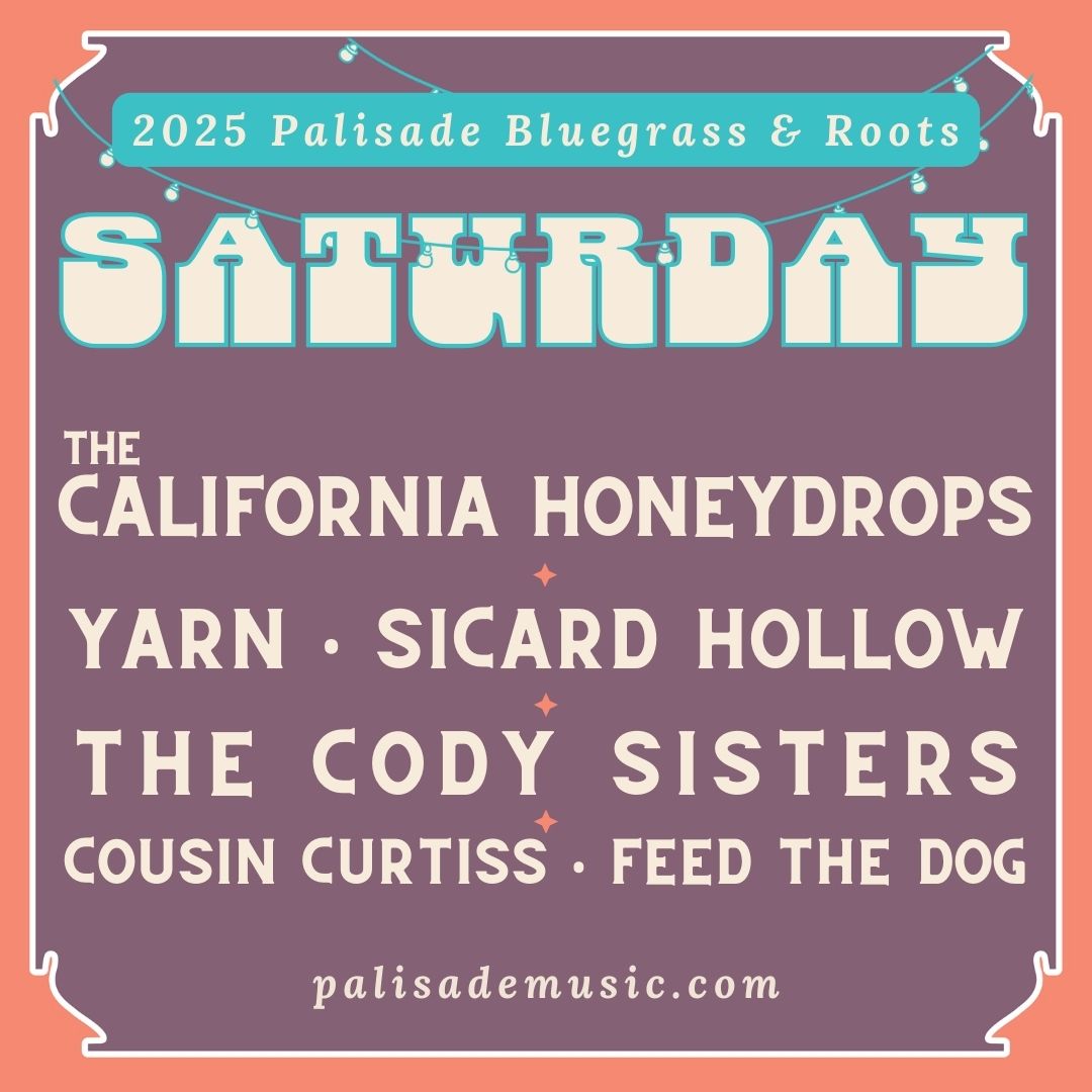 Comin' back out West for Palisade Bluegrass &amp; Roots Festival in Palisade, CO on June 7th!!