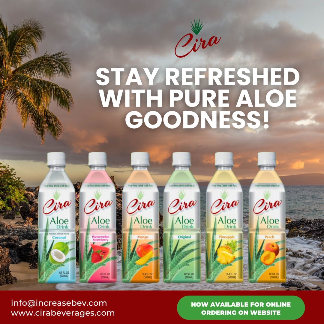 CiraAloe's tweet photo. Stay refreshed with pure aloe goodness! Experience the pure power of aloe! Keep your body hydrated and nourished throughout the day. 

The natural choice for hydration you can trust. https://t.co/OsFEtThZSp
