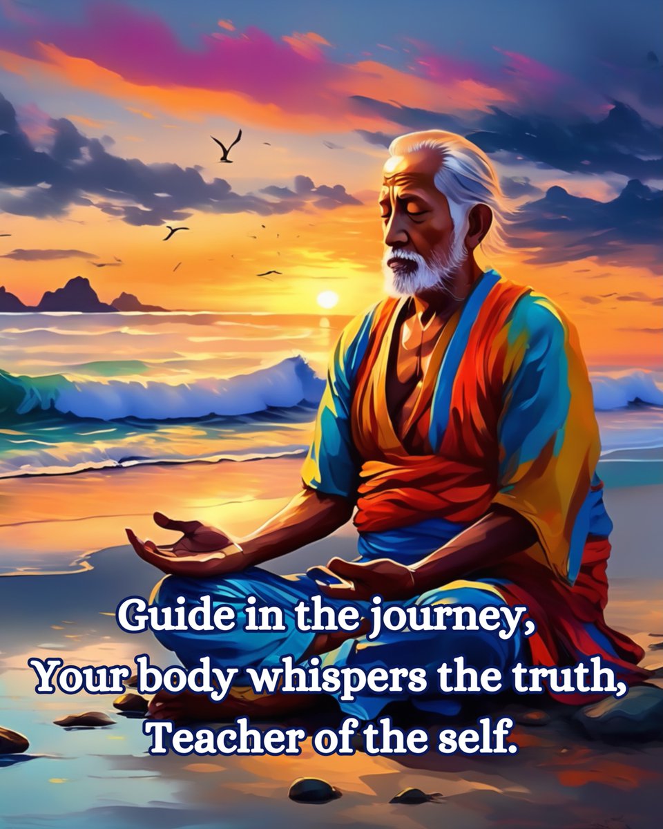 PemaZeje's tweet image. Guide in the journey,
Your body whispers the truth,
Teacher of the self.
In the journey of self-discovery and mindfulness, I, Pema Zeje, serve as a humble guide. The true source of wisdom lies within each individual, the most profound teacher one could encounter.
Your body…