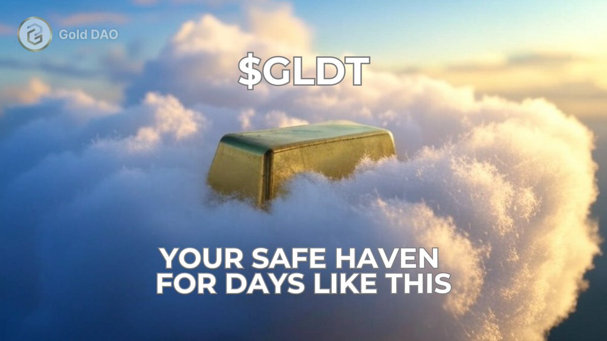 GLDTorg's tweet image. 🚨 Markets in chaos? Crypto red everywhere? 😱📉

For days like this, when the world feels like a rollercoaster without seatbelts... 

💥 $GLDT is your safe haven. 

Because gold doesn’t tweet, doesn’t rug, and definitely doesn’t care about market FUD!