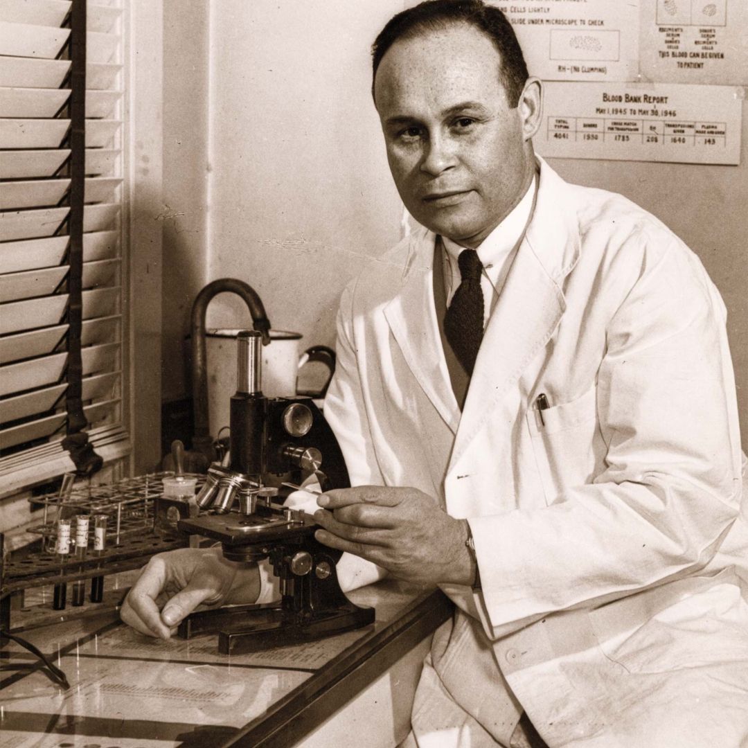 RealTimBlack's tweet photo. Dr. Charles Drew (1904-1950) revolutionized blood banking by developing improved techniques for blood storage and creating large-scale blood banks during WWII. He later resigned from the American Red Cross after they instituted a policy to segregate blood by race, which he knew had no scientific basis.#BlackHistoryMonth #TimBlackShow