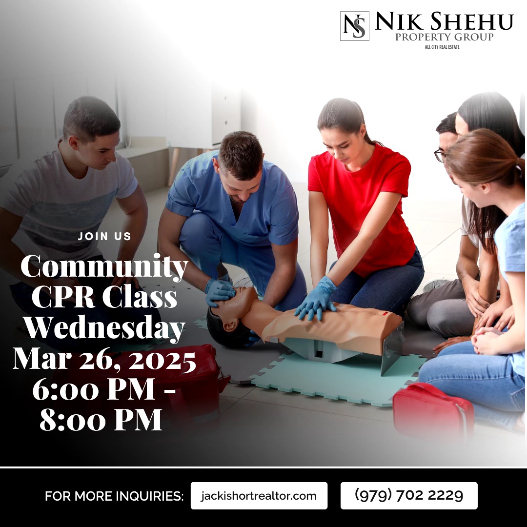 Join us for an important CPR training session to help you stay prepared in emergency situations! 💓

🗓️ When: Wednesday, March 26, 2025, 6:00 PM - 8:00 PM CDT
📍 Where: 1432 Hwy 95, Bastrop, TX (at the Fire Station)

#CPRTraining #CommunityEvent #BastropTX #LifeSavingSkills