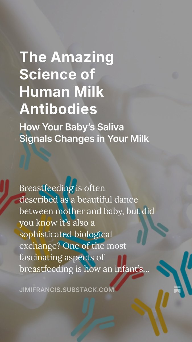 Every time your baby breastfeeds, tiny traces of their saliva enter the nipple, triggering your body to produce custom-made antibodies—especially sIgA—to fight off infections. 

This means your milk is constantly adapting to protect your little one!

Want to learn more about this