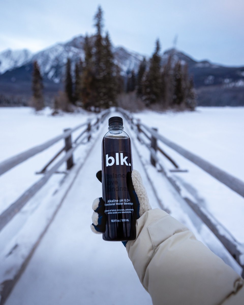 Winter air may be dry, but your hydration doesn’t have to be. blk. water’s mineral-rich formula helps you stay refreshed, balanced, and glowing all season long. Keep your body nourished through the chill. ❄️💧"

#BlkWater #WinterHydration #StayHydrated
