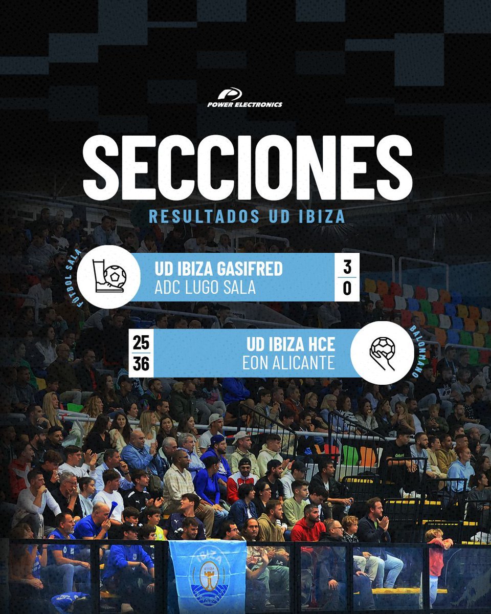 ibizaud's tweet photo. ⚽️🏐🏸🤾‍♂️ #UDIbizaSecciones 

¡Estos son los resultados del resto de nuestras secciones deportivas! 

#SiempreIbiza 🩵 https://t.co/WPRRUmRmIP