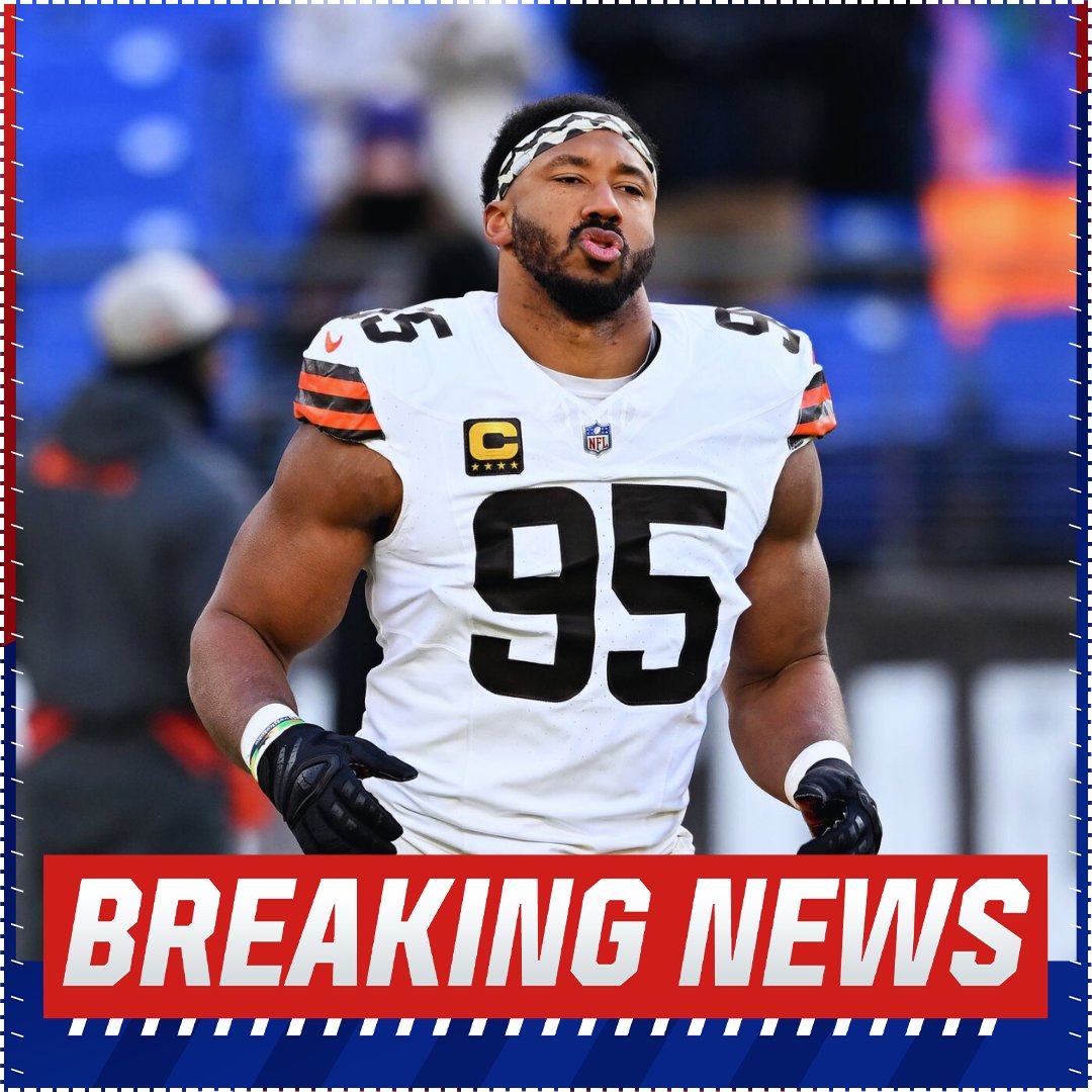 MySportsUpdate's tweet image. BREAKING: #Browns DE Myles Garrett has requested a trade out of Cleveland, per multiple reports. He officially wants out.