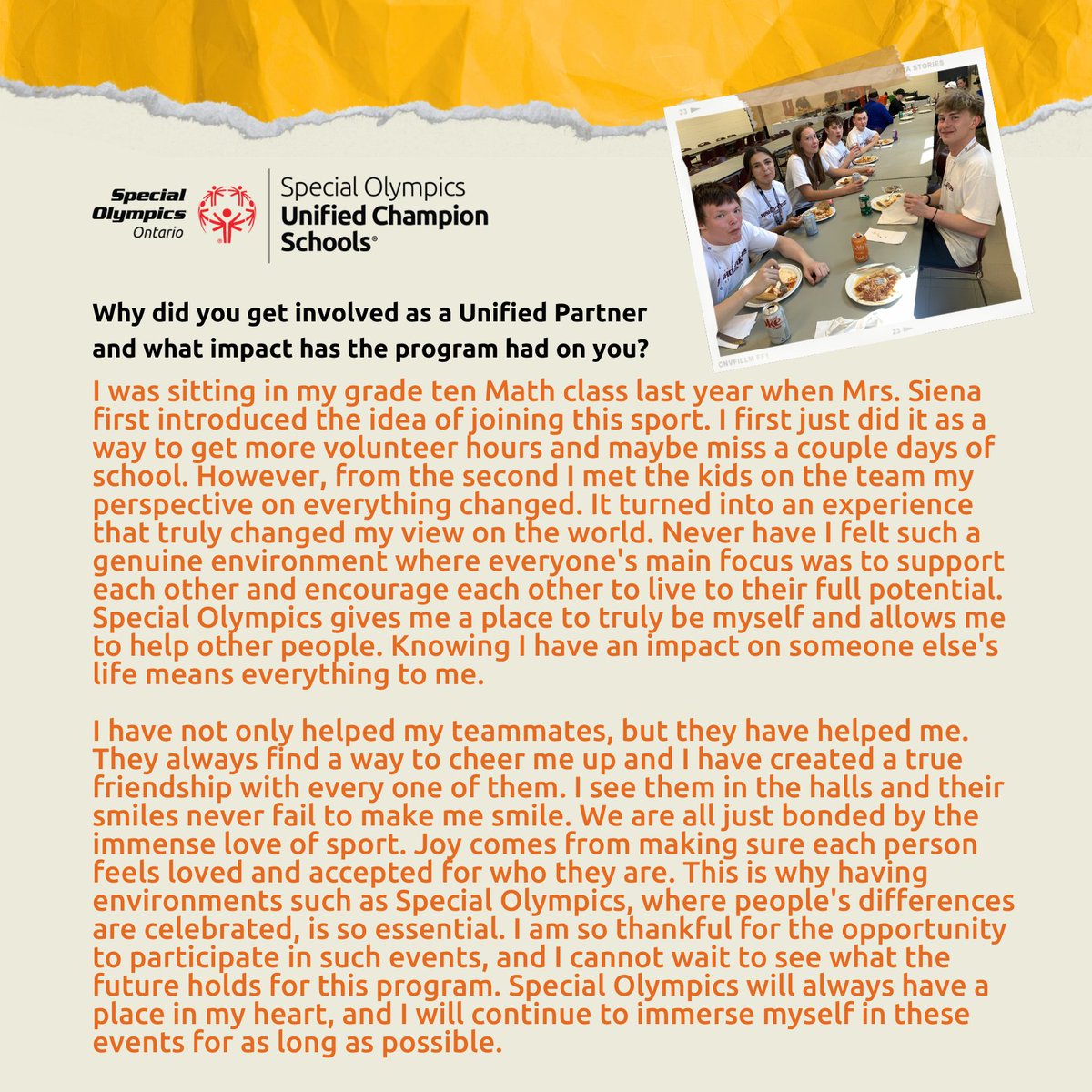 Special Olympics Ontario Unified Champion Schools (@sooschoolchamps) on Twitter photo Meet Klara Pasalic from Bishop Tonnos Catholic Secondary School! 🌟 As a Unified Partner for the past 2 years, Klara has found a true sense of community and purpose through Special Olympics Ontario.
#UnifiedChampionSchools
@ongov <a href="/btcsschool/">Bishop Tonnos CSS</a> Meet Klara Pasalic from Bishop Tonnos Catholic Secondary School! 🌟 As a Unified Partner for the past 2 years, Klara has found a true sense of community and purpose through Special Olympics Ontario.
#UnifiedChampionSchools
@ongov <a href="/btcsschool/">Bishop Tonnos CSS</a>