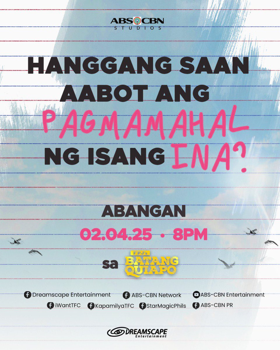 DreamscapePH's tweet photo. Ang #1 Series on Prime Video, paparating na sa TV!

Cryfest malala SOON sa Primetime Bida!

Abangan ngayong Martes!
02.04.25 • 8PM 💗 https://t.co/mNGy6KJHR0