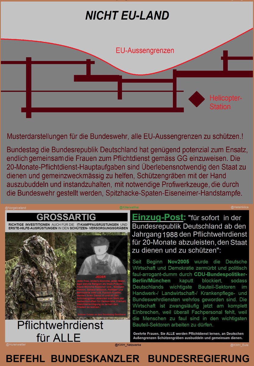 helsinkiice's tweet photo. GROSZARTIGE ENTWICKLUNGEN ZUGLEICH STRAFBEFEHLE IN DEN SCHÜTZENGRÄBEN EINLÄUTEN @BVerfG @BfV_Bund UND STRAFTATEN DIE DER WIRTSCHAFT SCHÄDIGEN #FridaysForFuture @AufstandLastGen #Straftäter UND GLEICHBERECHTIGUNG GG #Frauen UNTERORDNEN FÜR #FREIHEIT #DemokratieVerteidigen #LIBERAL https://t.co/rH13kt14zI