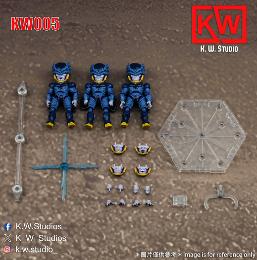 KW005 セルジュニア　アクションフィギュアセット 予約注文]おもちゃ KW STUDIO KW005 セルジュニア 可動フィギュア