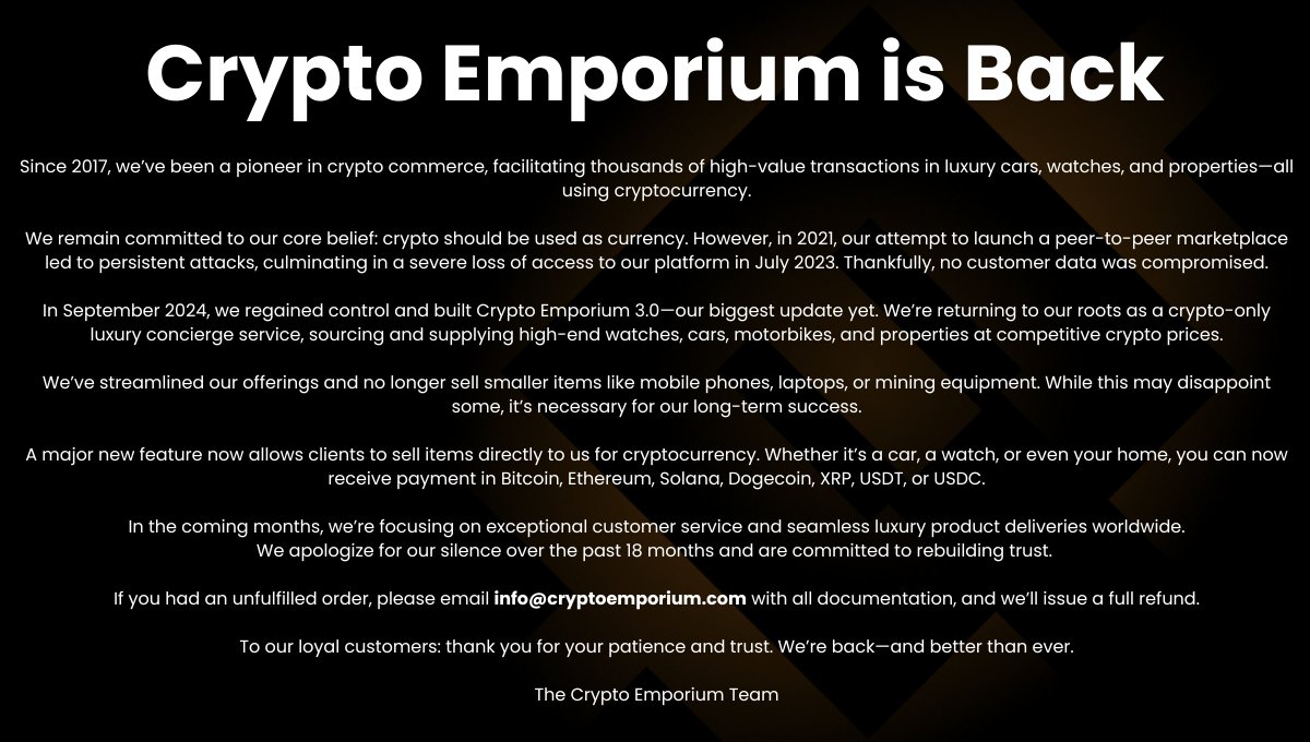 CRYPTO EMPORIUM (@CryptoEmporium_) / Posts / X