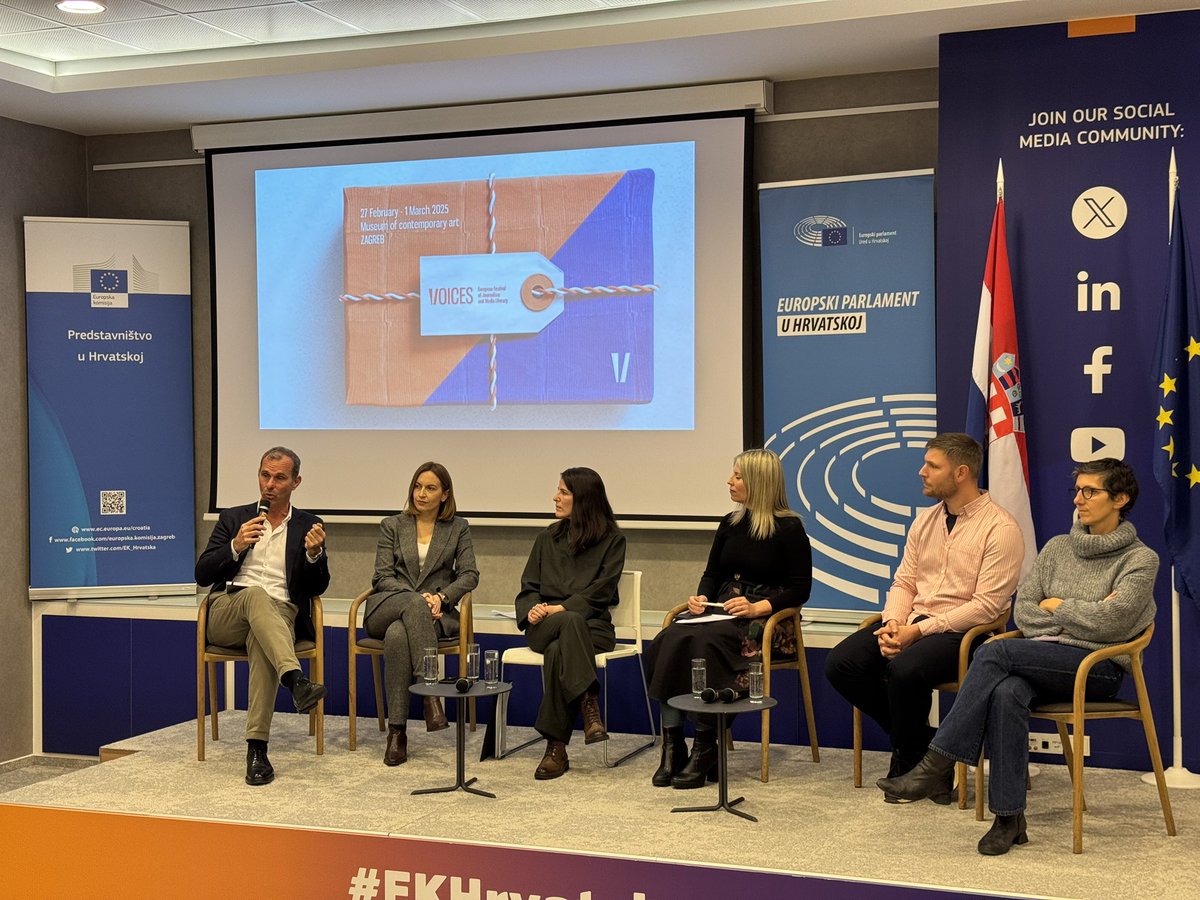 Predstavili smo Europski festival novinarstva i medijske pismenosti <a href="/Voices_Fest/">Voices</a>, koji će se u Zagrebu održati od 28.2. do 1.3. Tijekom Festivala održat će se brojni paneli, radionice, izložbe i predavanja, a više informacija dostupno je na voicesfestival.eu

<a href="/EK_Hrvatska/">Europska komisija u Hrvatskoj</a>