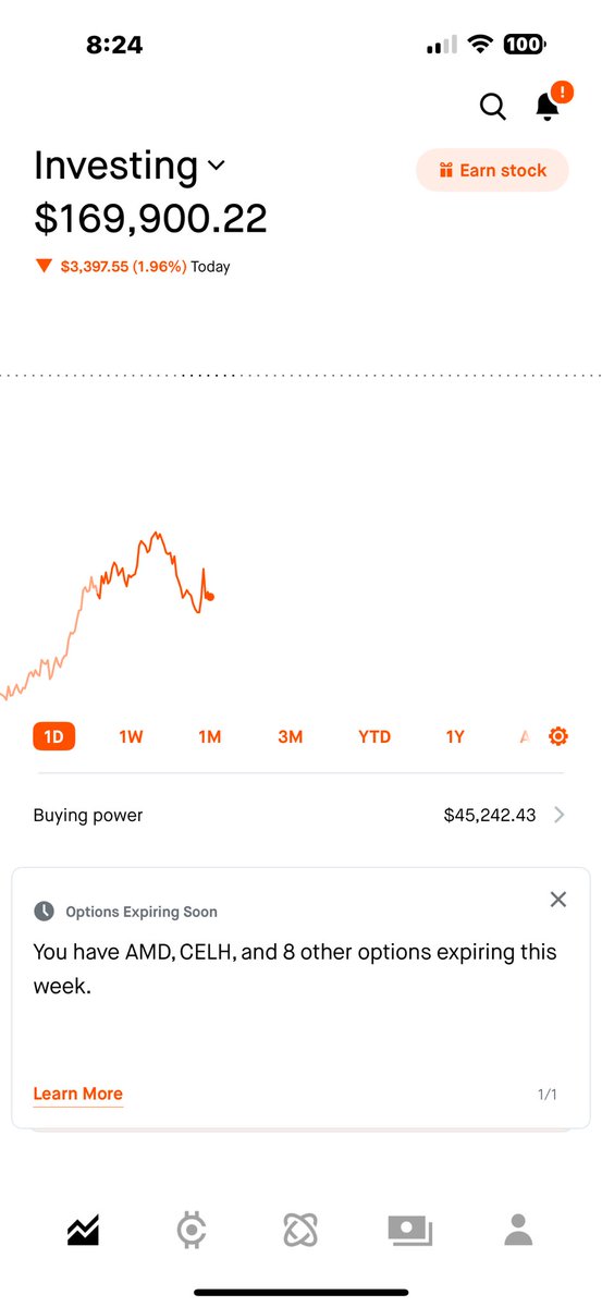 Stockmarketchuy's tweet photo. Here is the portfolio pre market! Down 3.4k or 2% so far! Let’s see how this shakes out https://t.co/lX6qk975Hk