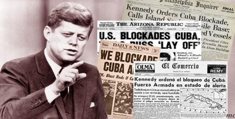 agnes_becerra's tweet photo. El 3 de febrero de 1962 Kennedy emitió la proclama 3447 que decretó embargo total del comercio con Cuba 🇨🇺 
Se llama bloqueo, mister. #TumbaElBloqueo https://t.co/ZWPO7znYdO