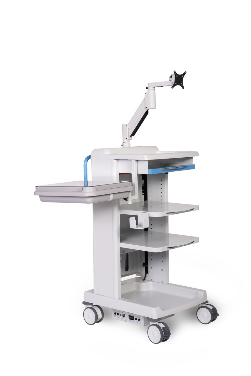 endocarts's tweet photo. Our tray holder kit has been designed to provide extra work surface on the cart and store the endoscope safely. Easy to install and remove, the kit can be customised to be installed on any carts.  
#endoscopy #medicalcarts #carts #endoscopes #gastroenterology #endoscopie https://t.co/WtoCSyKOjU