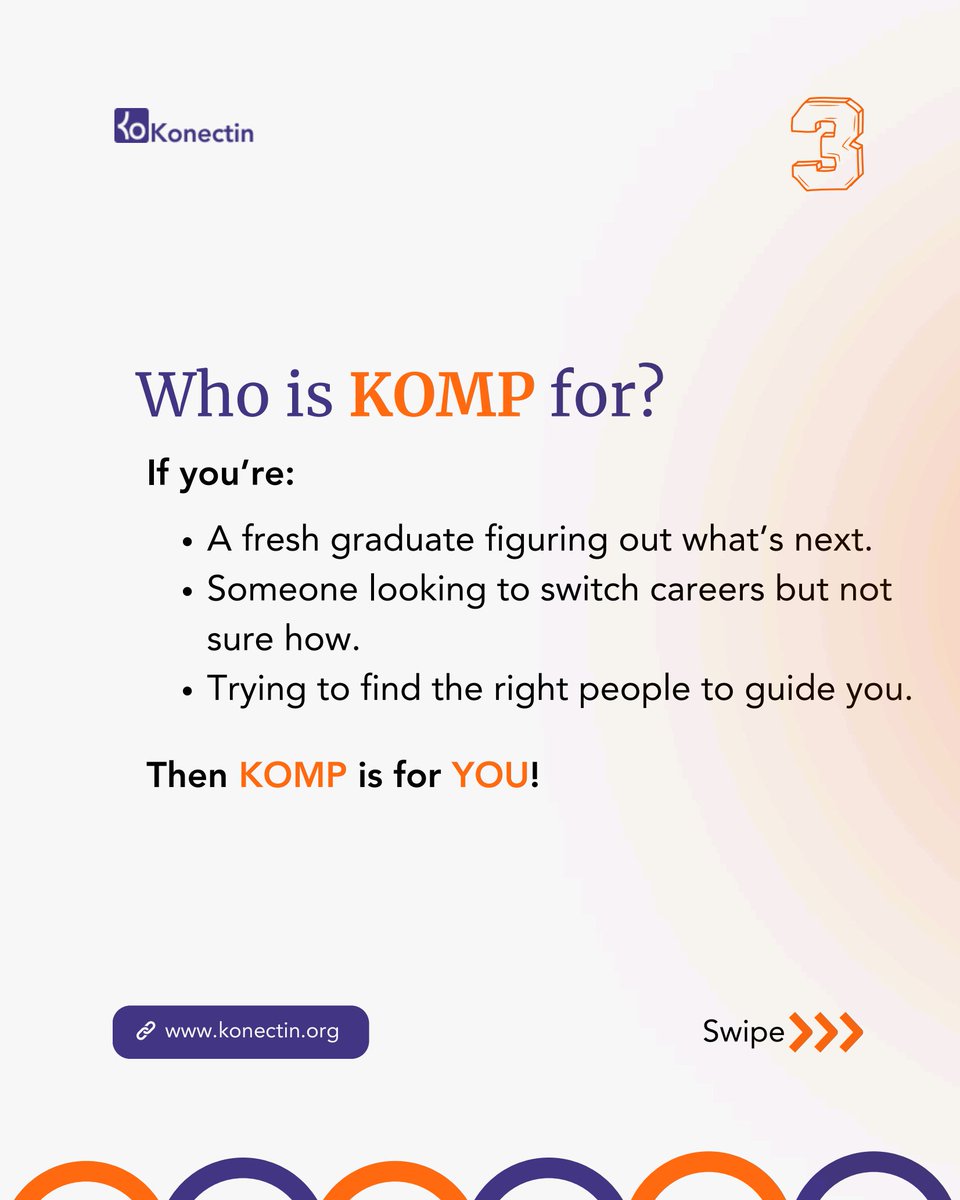 konectin_'s tweet photo. Starting a career or switching paths? You don’t have to figure it out alone.

The Konectin Mentorship Program (KOMP) is a free initiative connecting mentees with industry experts. We’ve mentored over 130 professionals across Africa—and we’re not stopping there. https://t.co/NC9a9G7YPG