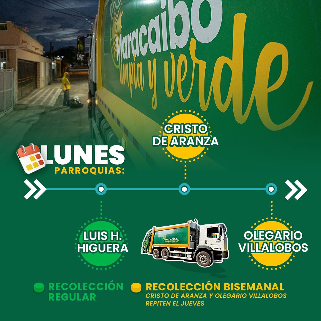 ImauMaracaibo_'s tweet photo. El equipo del #IMAU les desea un feliz inicio de semana 🚛🔆

Desde muy temprano nos encontramos trabajando arduamente por una ciudad más limpia y verde. ¡Recuerden! Cada aporte cuenta, saquen su basura educada. https://t.co/e2Lk8yJFiK