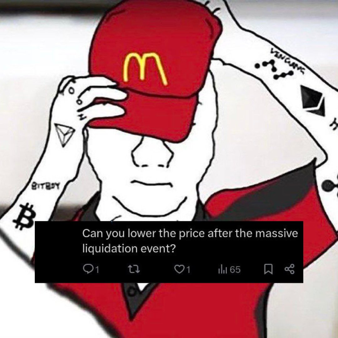 I feel like everyone became incredibly poor after this "great liquidation event" today 😂

Should we mark that date?