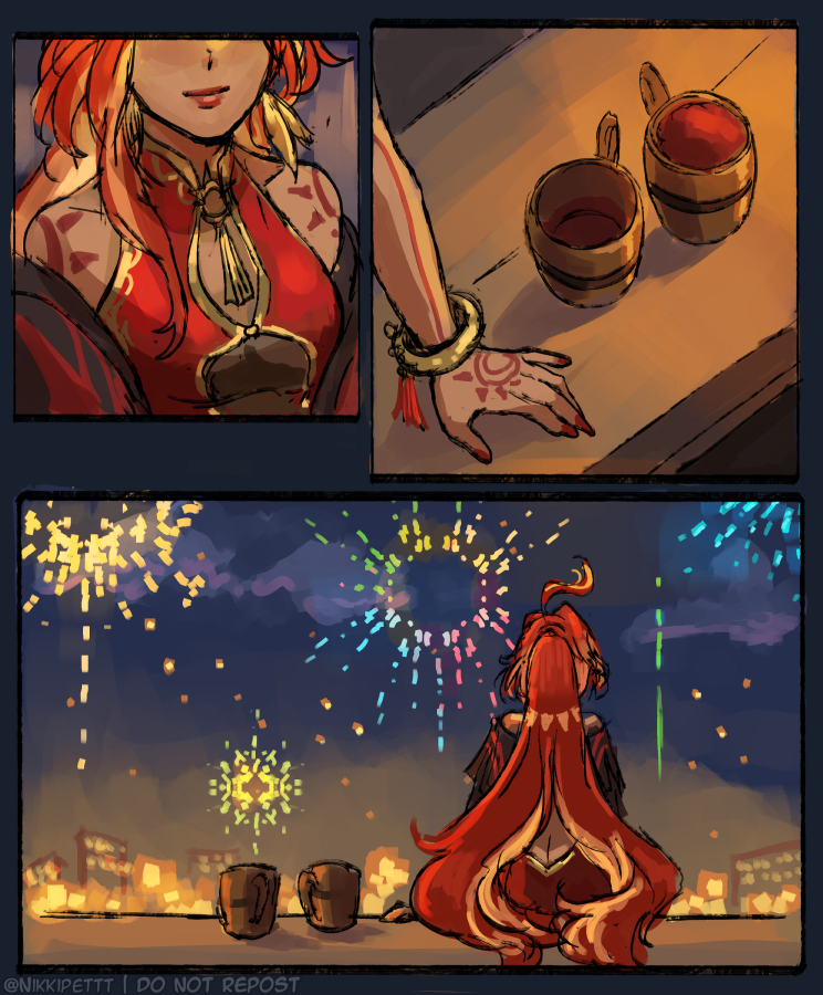Happy Lantern Rite from my faves 🏮🎇✨

#GenshinImpact 